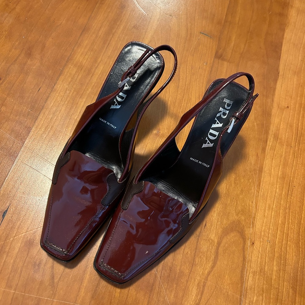 Authentic prada kitten heels